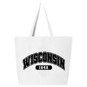 Wisconsin Collegiate Style 1848 25L Jumbo Tote