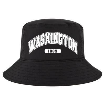 Washington Collegiate Style 1889 Cool Comfort Performance Bucket Hat