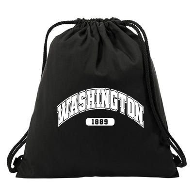 Washington Collegiate Style 1889 Drawstring Bag