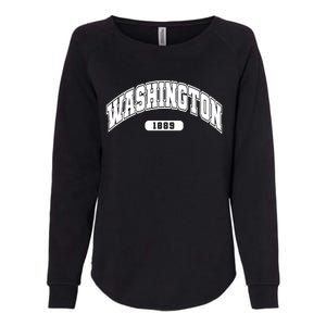 Washington Collegiate Style 1889 Womens California Wash Sweatshirt