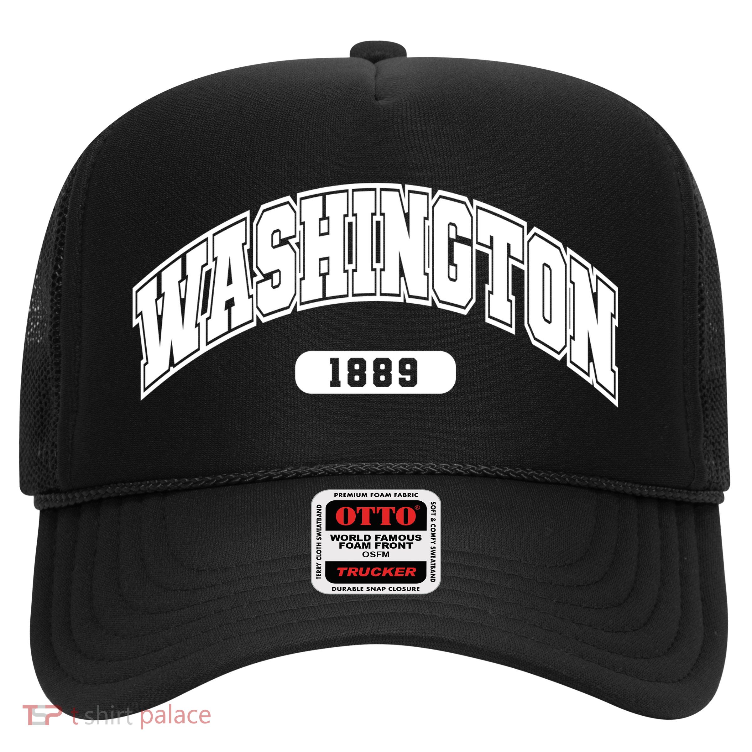 Washington Collegiate Style 1889 Trucker Hat