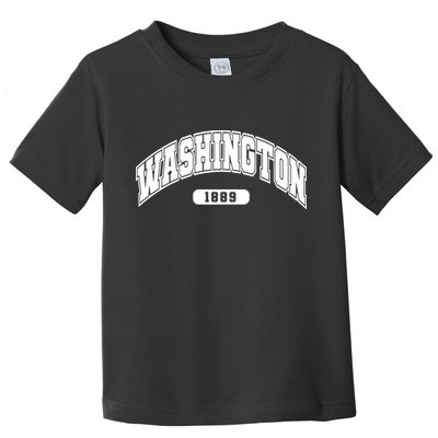 Washington Collegiate Style 1889 Toddler T-Shirt