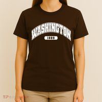 Washington Collegiate Style 1889 T-Shirt