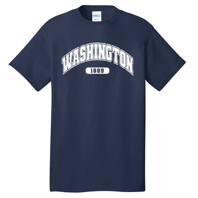 Washington Collegiate Style 1889 Tall T-Shirt