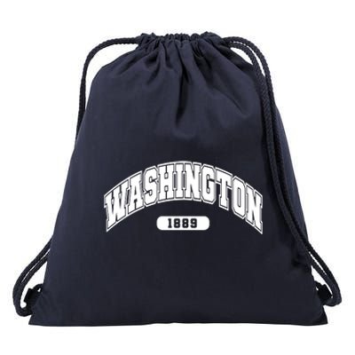 Washington Collegiate Style 1889 Drawstring Bag