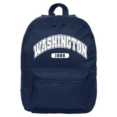 Washington Collegiate Style 1889 16 in Basic Backpack