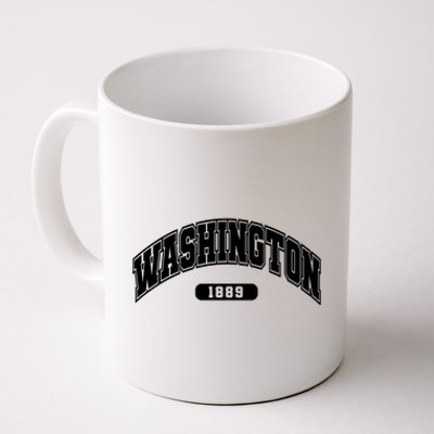 Washington Collegiate Style 1889 Coffee Mug