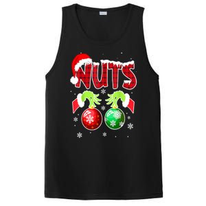 Women Christmas Snow Couples Chest Nuts Matching Chestnuts Xmas Gift PosiCharge Competitor Tank