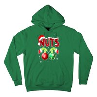 Women Christmas Snow Couples Chest Nuts Matching Chestnuts Xmas Gift Hoodie