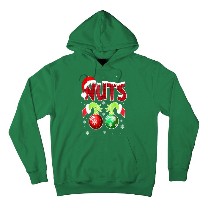 Women Christmas Snow Couples Chest Nuts Matching Chestnuts Xmas Gift Hoodie