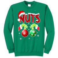 Women Christmas Snow Couples Chest Nuts Matching Chestnuts Xmas Gift Sweatshirt