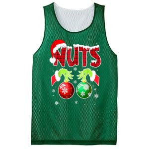 Women Christmas Snow Couples Chest Nuts Matching Chestnuts Xmas Gift Mesh Reversible Basketball Jersey Tank