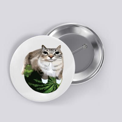 Watermelon Cat Silly Cat Meme Button