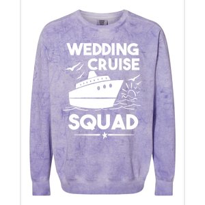 Wedding Cruise Squad Gift Cruise Ship Wedding Family Cruise Meaningful Gift Colorblast Crewneck Sweatshirt