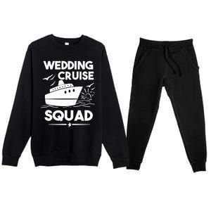 Wedding Cruise Squad Gift Cruise Ship Wedding Family Cruise Meaningful Gift Premium Crewneck Sweatsuit Set