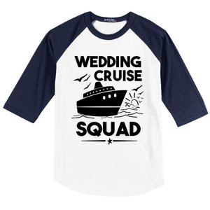 Wedding Cruise Squad Gift Cruise Ship Wedding Family Cruise Meaningful Gift Baseball Sleeve Shirt