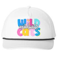 Wildcats Colorful School Spirit Snapback Five-Panel Rope Hat