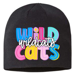 Wildcats Colorful School Spirit Sustainable Beanie