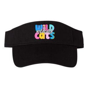 Wildcats Colorful School Spirit Valucap Bio-Washed Visor