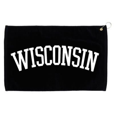 Wisconsin College Sports Fan Logo Grommeted Golf Towel