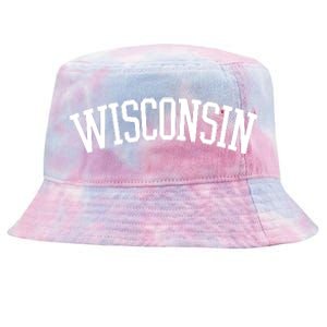 Wisconsin College Sports Fan Logo Tie-Dyed Bucket Hat