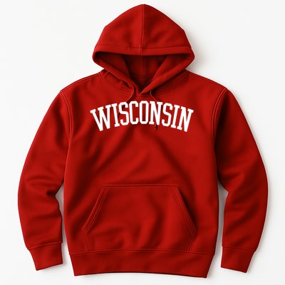 Wisconsin College Sports Fan Logo Hoodie