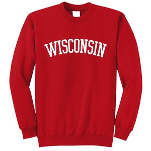 Wisconsin College Sports Fan Logo Sweatshirt