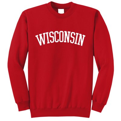 Wisconsin College Sports Fan Logo Sweatshirt