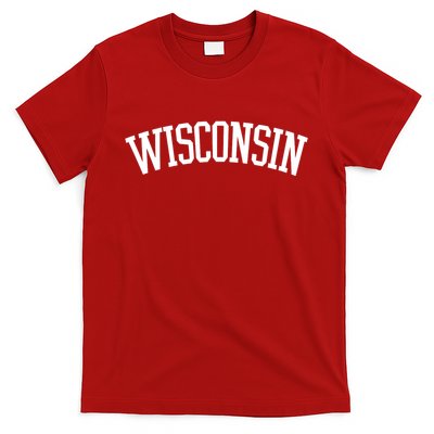 Wisconsin College Sports Fan Logo T-Shirt