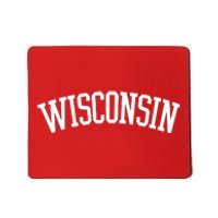 Wisconsin College Sports Fan Logo Mousepad