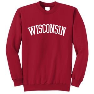 Wisconsin College Sports Fan Logo Tall Sweatshirt