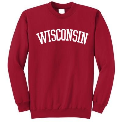 Wisconsin College Sports Fan Logo Tall Sweatshirt