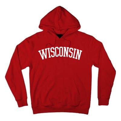 Wisconsin College Sports Fan Logo Tall Hoodie