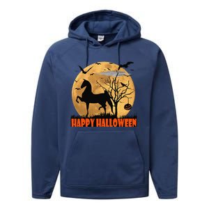 World Champion Saddlebred Walk Trot Horse Flying Bats Performance Fleece Hoodie