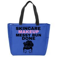 Wo's Cute Skincare / Makeup Crewneck Top Cute Gift Zip Tote Bag