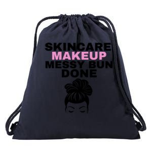 Wo's Cute Skincare / Makeup Crewneck Top Cute Gift Drawstring Bag