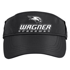 Wagner College Seahawks Fan Logo Adult Drive Performance Visor