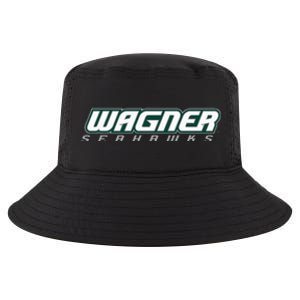 Wagner College Seahawks Horizontal Logo Cool Comfort Performance Bucket Hat