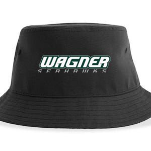 Wagner College Seahawks Horizontal Logo Sustainable Bucket Hat