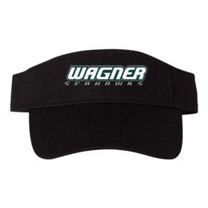 Wagner College Seahawks Horizontal Logo Valucap Bio-Washed Visor