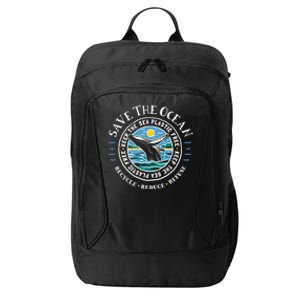 Whale Conservation Save The Ocean Gift City Backpack