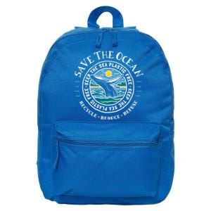 Whale Conservation Save The Ocean Gift 16 in Basic Backpack