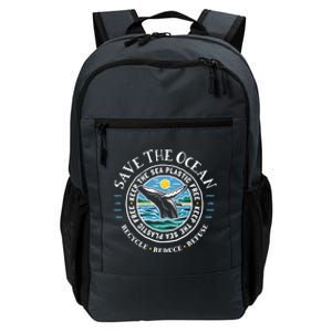 Whale Conservation Save The Ocean Gift Daily Commute Backpack