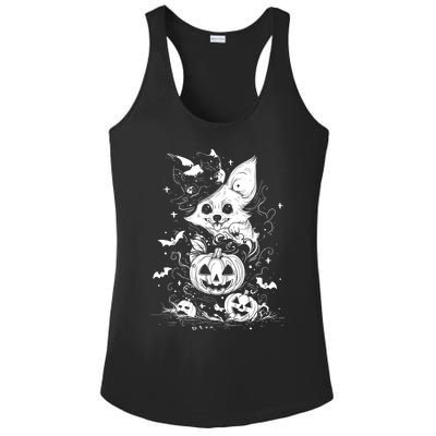 Welsh Corgi Spooky For Moonlight Halloween Cute Gift Ladies PosiCharge Competitor Racerback Tank