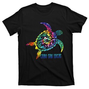 Wo Cabo San Lucas Mexico Tie Dye Sea Turtle Summer Vacation T-Shirt