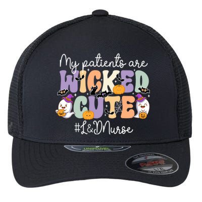 Wicked Cute Spooky L And D Nurse Halloween L And D Nursing Gift Flexfit Unipanel Trucker Cap