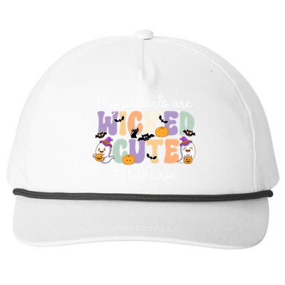 Wicked Cute Spooky L And D Nurse Halloween L And D Nursing Gift Snapback Five-Panel Rope Hat