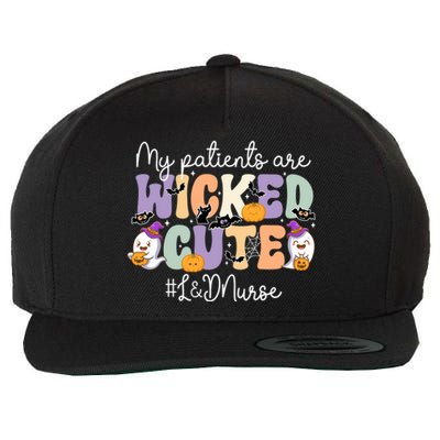 Wicked Cute Spooky L And D Nurse Halloween L And D Nursing Gift Wool Snapback Cap