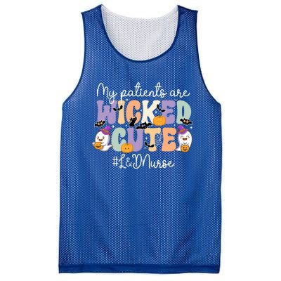 Wicked Cute Spooky L And D Nurse Halloween L And D Nursing Gift Mesh Reversible Basketball Jersey Tank