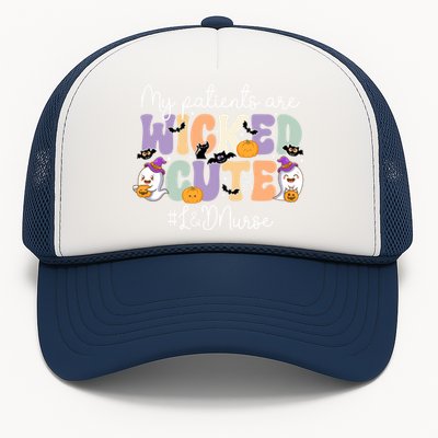 Wicked Cute Spooky L And D Nurse Halloween L And D Nursing Gift Trucker Hat